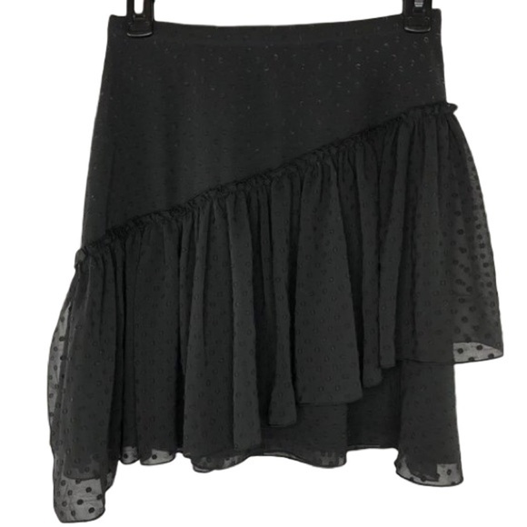 The Fifth Label black asymmetrical mini skirt - Picture 1 of 8